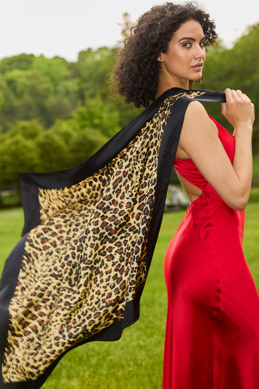 Natori Silk Long Scarf