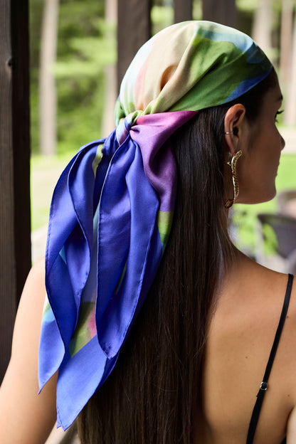 Natori Silk Long Scarf