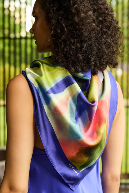 Natori Silk Long Scarf