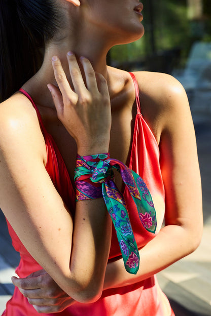 Natori Silk Scarf