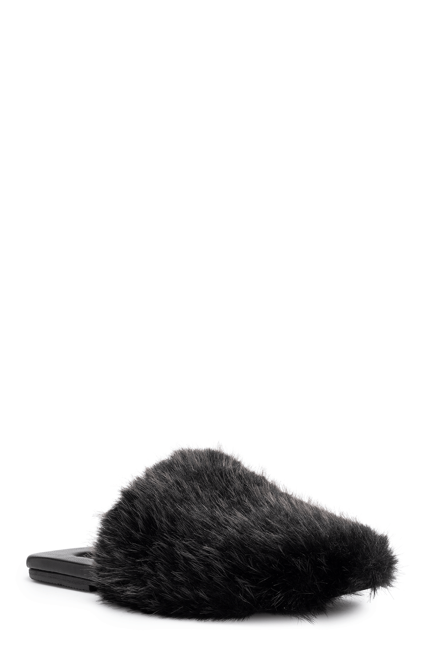 Natori Buy Faux Mink Slide in Black Online