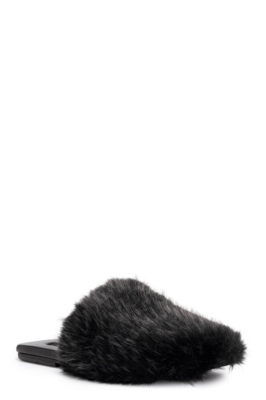 Natori Buy Faux Mink Slide in Black Online