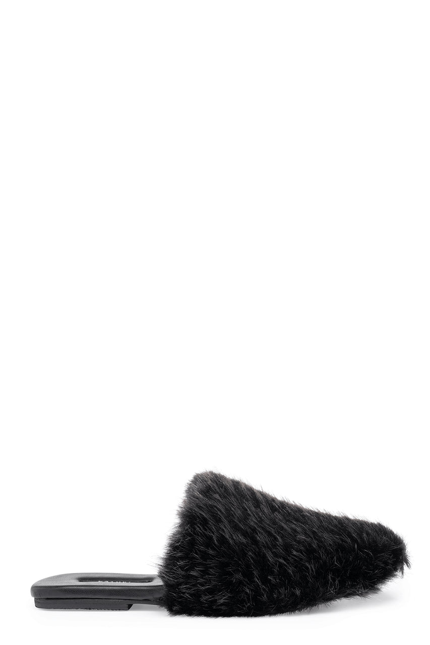 Natori Buy Faux Mink Slide in Black Online