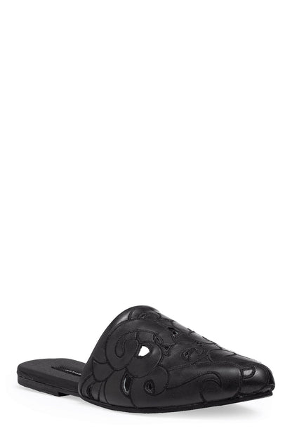 Natori Buy Vegan Luxe Lambskin Slide in Black Online
