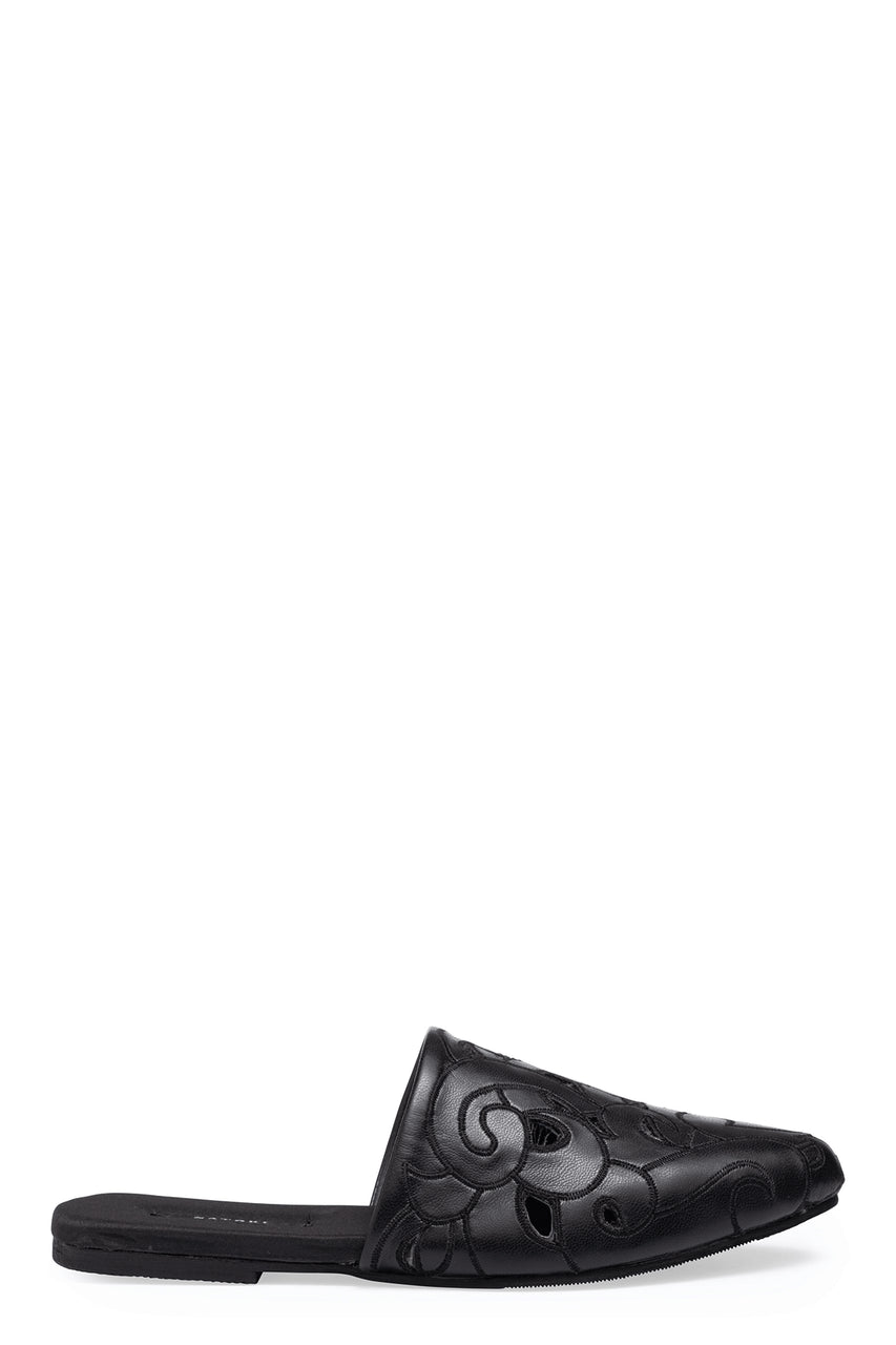 Natori Buy Vegan Luxe Lambskin Slide in Black Online