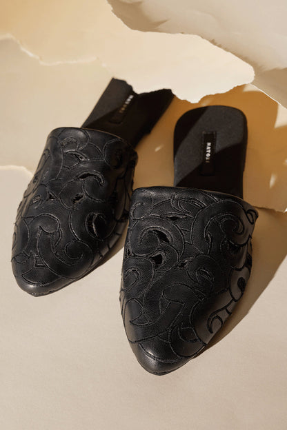 Natori Buy Vegan Luxe Lambskin Slide in Black Online