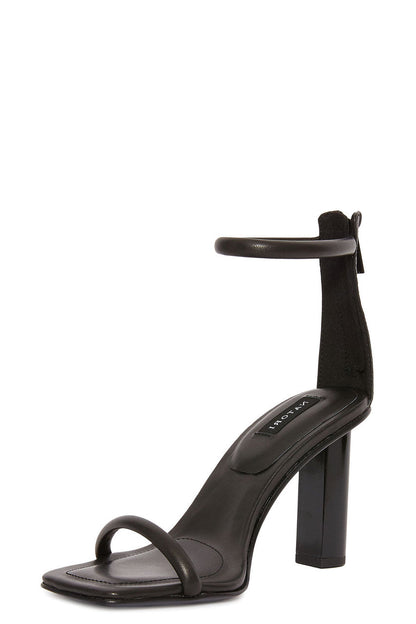 Natori Buy Glow Nappa Leather Block Heel Sandal in Black Online