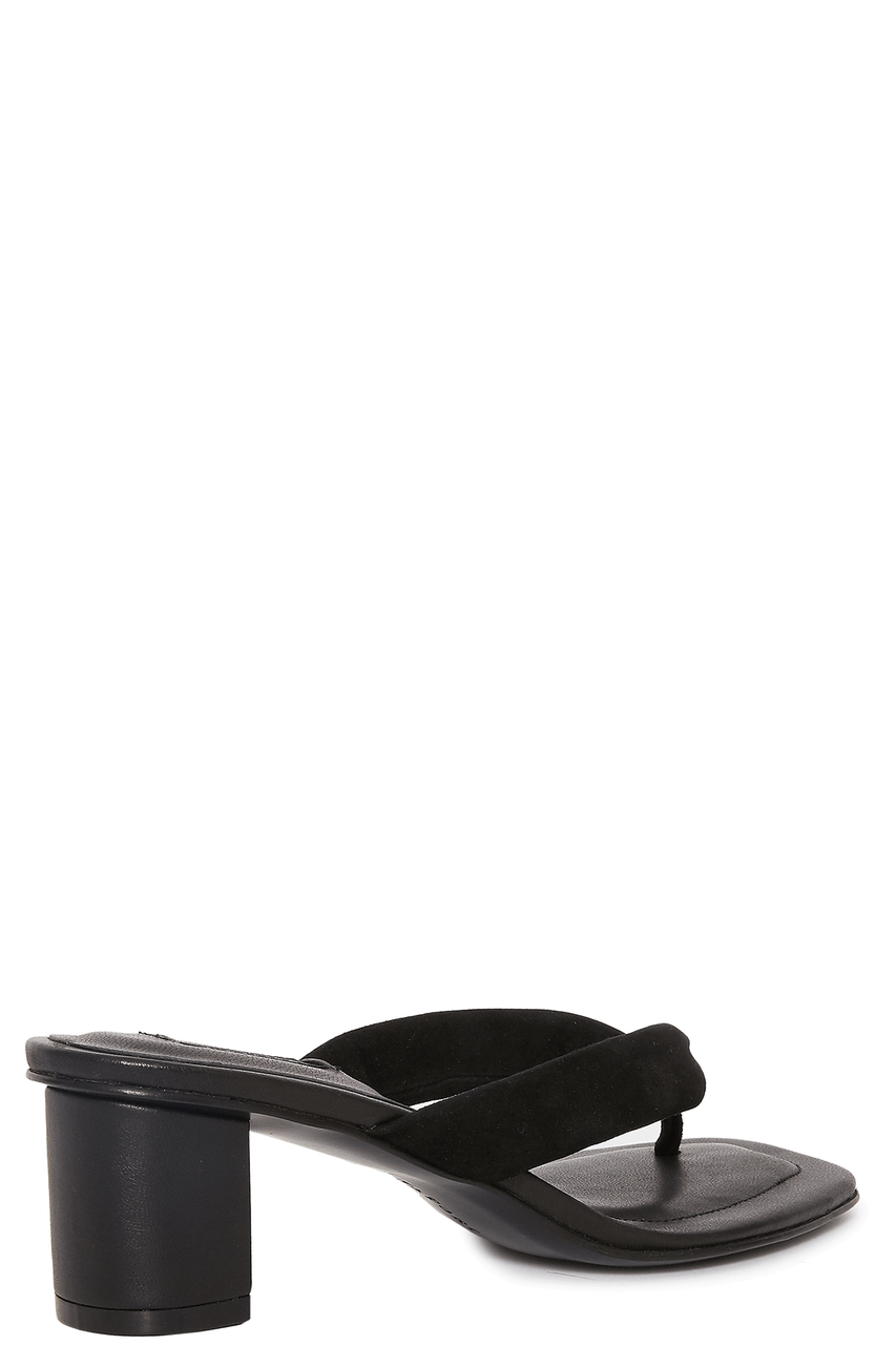 Natori Buy Bay Suede Thong Sandal in Black Online