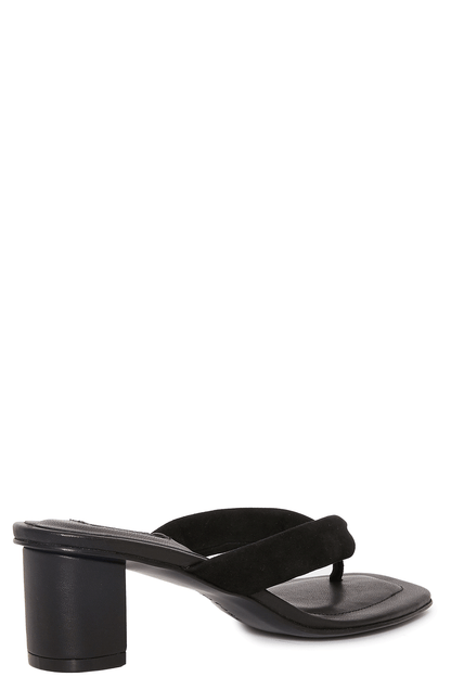 Natori Buy Bay Suede Thong Sandal in Black Online