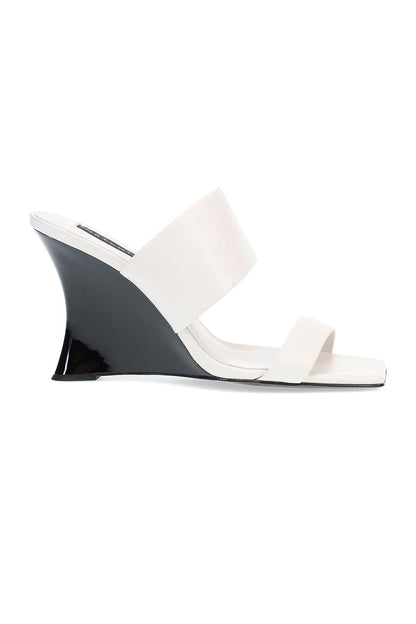Natori Buy Balli High Wedge Slide Sandals in White Online