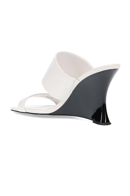 Natori Buy Balli High Wedge Slide Sandals in White Online