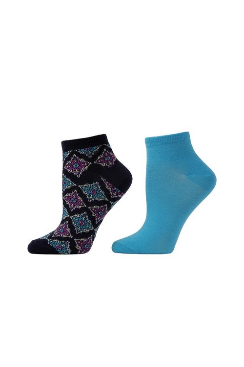Natori Buy Diamond Socks - 2 Pair Pack in Black Online