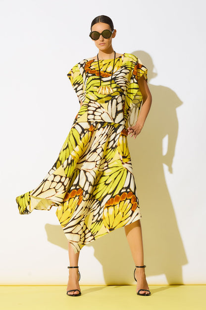 Natori Aurea Gold Plated Oversized Pendant Rope Necklace