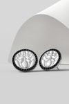 14K White Gold/Black Diamonds