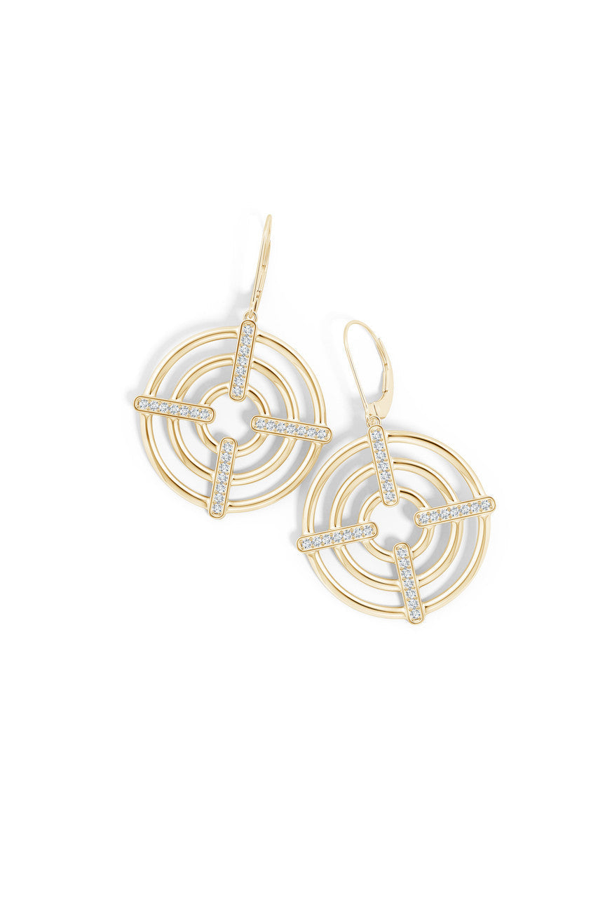 Natori Buy Infinity Concentric Circle 14K Gold Earrings in 14K Yellow Gold Online