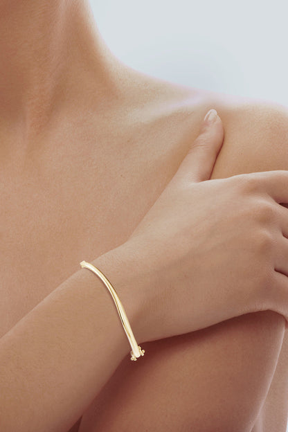 Natori Buy Shangri-La Brushstroke 14K Gold Bracelet in 14K Yellow Gold Online