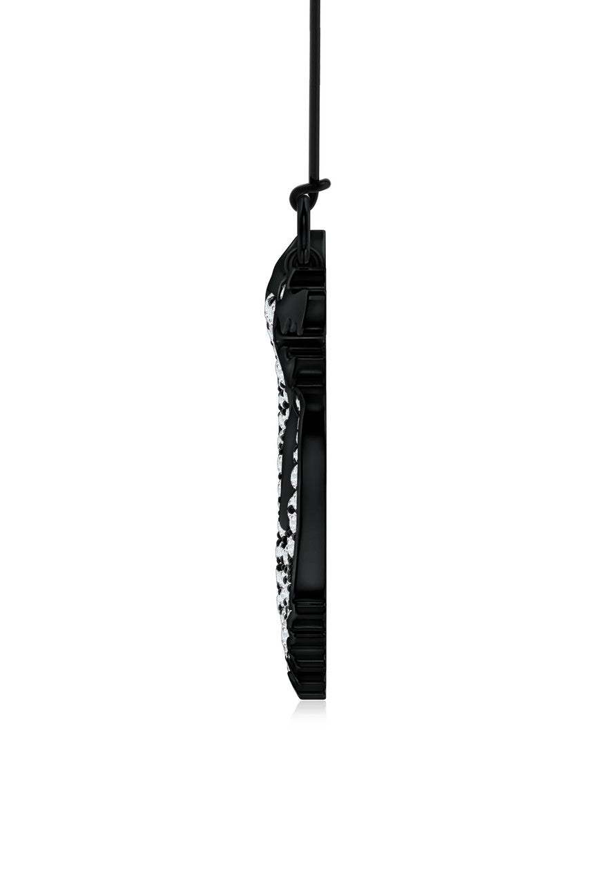 Natori Buy Dragon Lab-Grown Diamond Silver Pendant Necklace in Midnight Silver Online