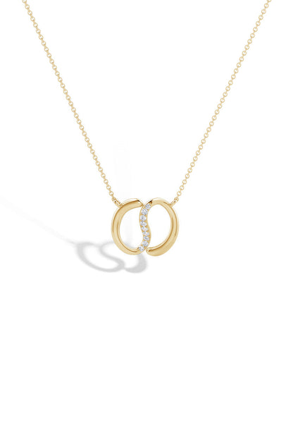 Natori Buy Shangri-La Yin-Yang 14K Gold and Diamond Chain Pendant Necklace in 14K Yellow Gold Online