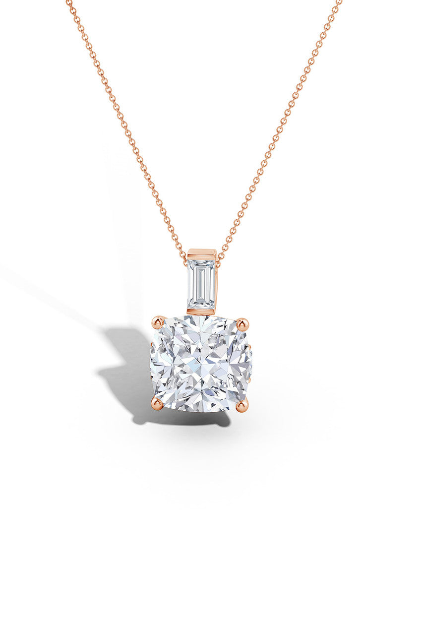 Natori Buy Orient Express Lab-Grown 14K Gold & Cushion Diamond Pendant Necklace in 14K Rose Gold Online