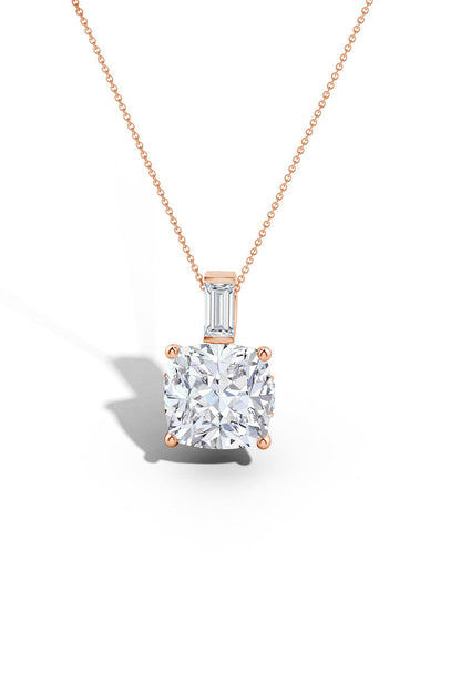Natori Buy Orient Express Lab-Grown 14K Gold & Cushion Diamond Pendant Necklace in 14K Rose Gold Online