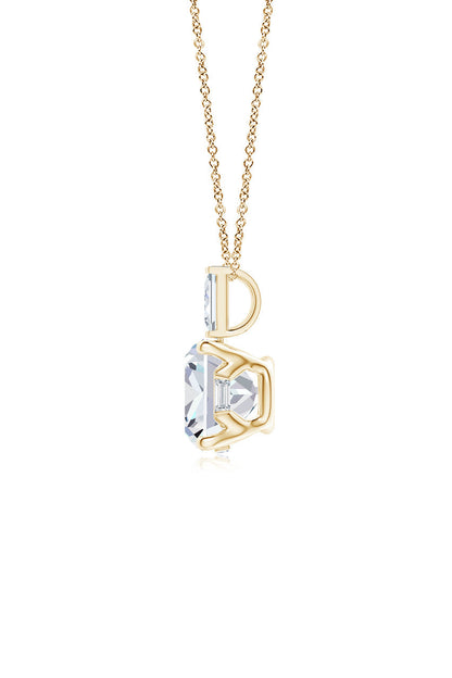 Natori Buy Orient Express Lab-Grown 14K Gold & Cushion Diamond Pendant Necklace in 14K Yellow Gold Online
