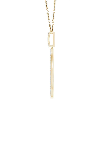 Natori Buy Kamon 14k Open Diamond Pendant Necklace in 14K Yellow Gold Online