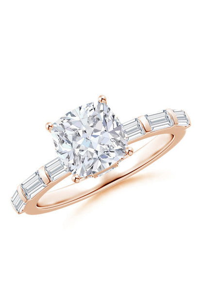 Natori Buy Orient Express Lab-Grown 14K Gold & Cushion Diamond Solitaire Ring in 14K Rose Gold Online