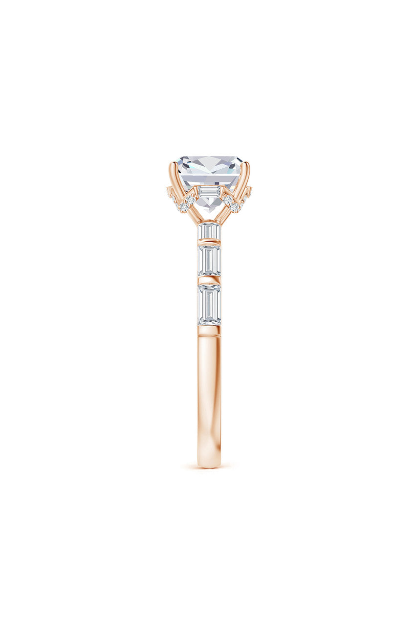 Natori Buy Orient Express Lab-Grown 14K Gold & Cushion Diamond Solitaire Ring in 14K Rose Gold Online