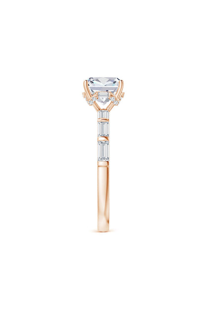 Natori Buy Orient Express Lab-Grown 14K Gold & Cushion Diamond Solitaire Ring in 14K Rose Gold Online