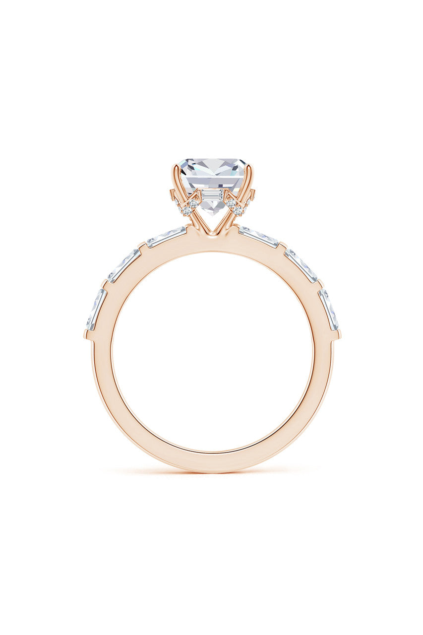 Natori Buy Orient Express Lab-Grown 14K Gold & Cushion Diamond Solitaire Ring in 14K Rose Gold Online