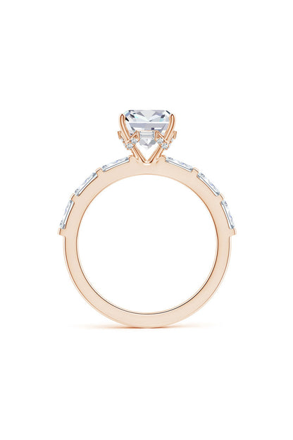 Natori Buy Orient Express Lab-Grown 14K Gold & Cushion Diamond Solitaire Ring in 14K Rose Gold Online