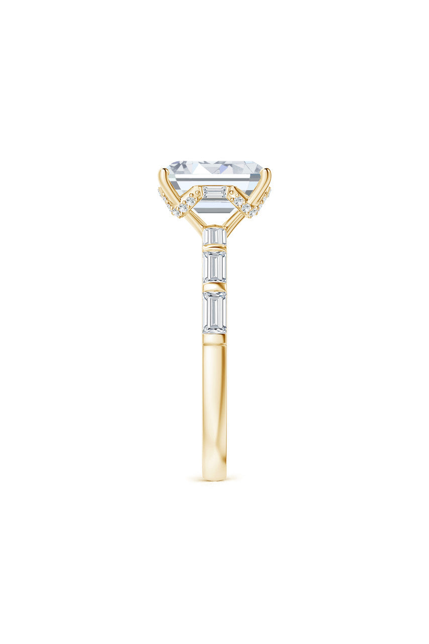 Natori Buy Orient Express Lab-Grown 14K Gold & Emerald Cut Diamond Solitaire Ring in 14K Yellow Gold Online
