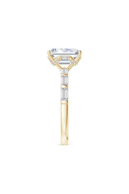 Natori Buy Orient Express Lab-Grown 14K Gold & Emerald Cut Diamond Solitaire Ring in 14K Yellow Gold Online