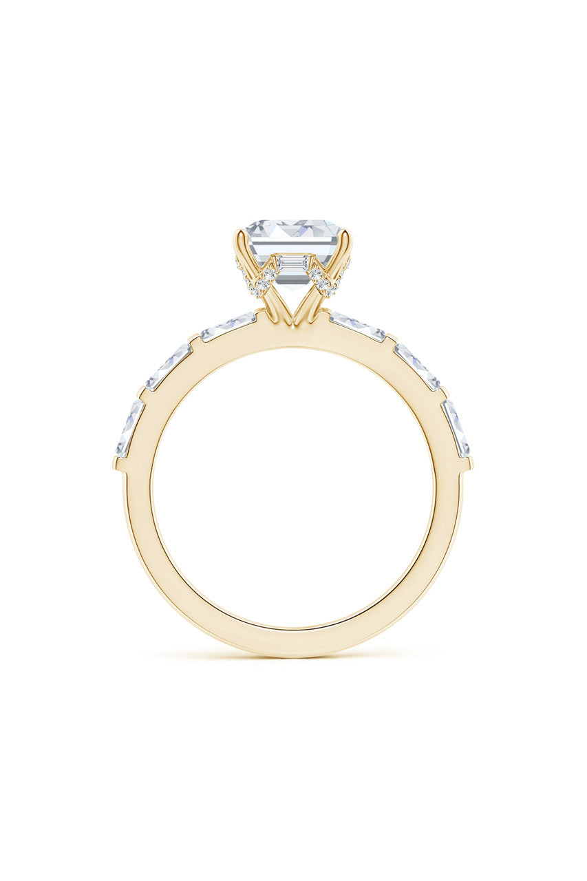 Natori Buy Orient Express Lab-Grown 14K Gold & Emerald Cut Diamond Solitaire Ring in 14K Yellow Gold Online