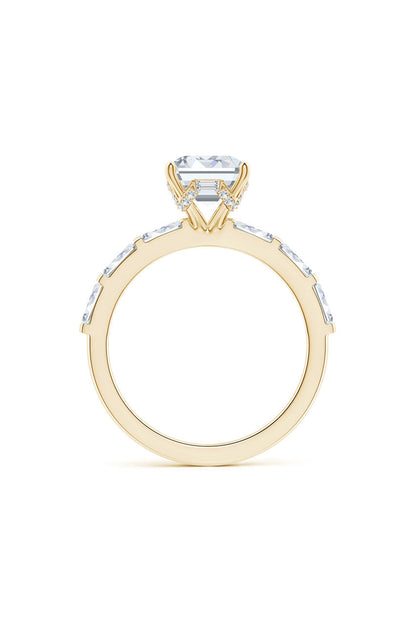 Natori Buy Orient Express Lab-Grown 14K Gold & Emerald Cut Diamond Solitaire Ring in 14K Yellow Gold Online