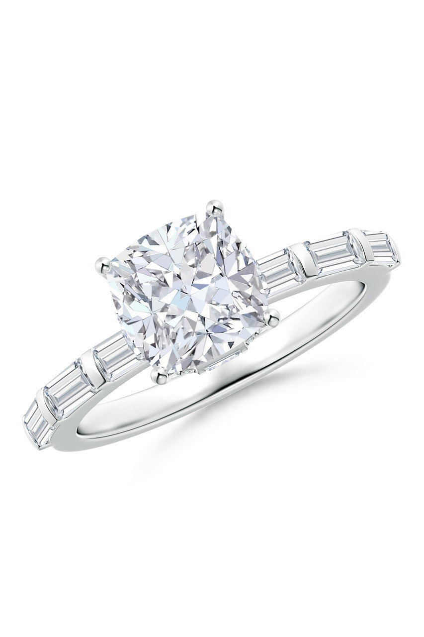 Natori Buy Orient Express Lab-Grown 14K Gold & Cushion Diamond Solitaire Ring in 14K White Gold Online