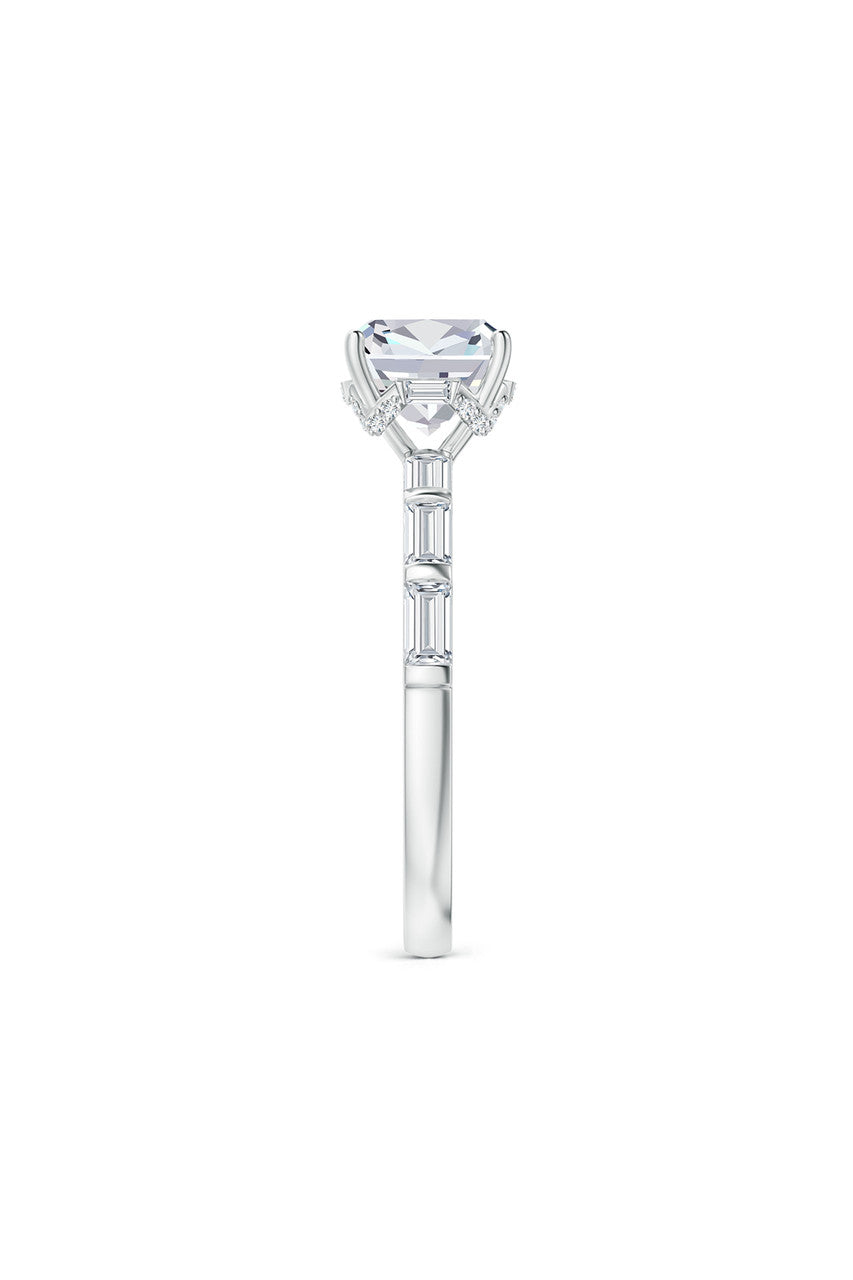 Natori Buy Orient Express Lab-Grown 14K Gold & Cushion Diamond Solitaire Ring in 14K White Gold Online