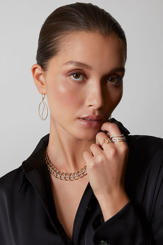 Natori Buy Shangri-La Yin-Yang 14K Gold and Diamond Bypass Ring in 14K Yellow Gold Online