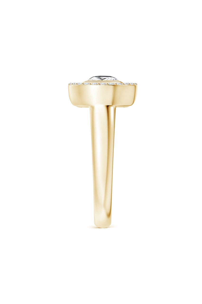Natori Buy Infinity 14K Gold with Black & White Diamond Two Stone Statement Ring in 14K Yellow Gold Online