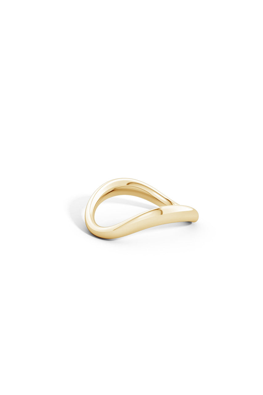 Natori Buy Shangri-La Brushstroke 14K Gold Stacking Ring in 14K Yellow Gold Online