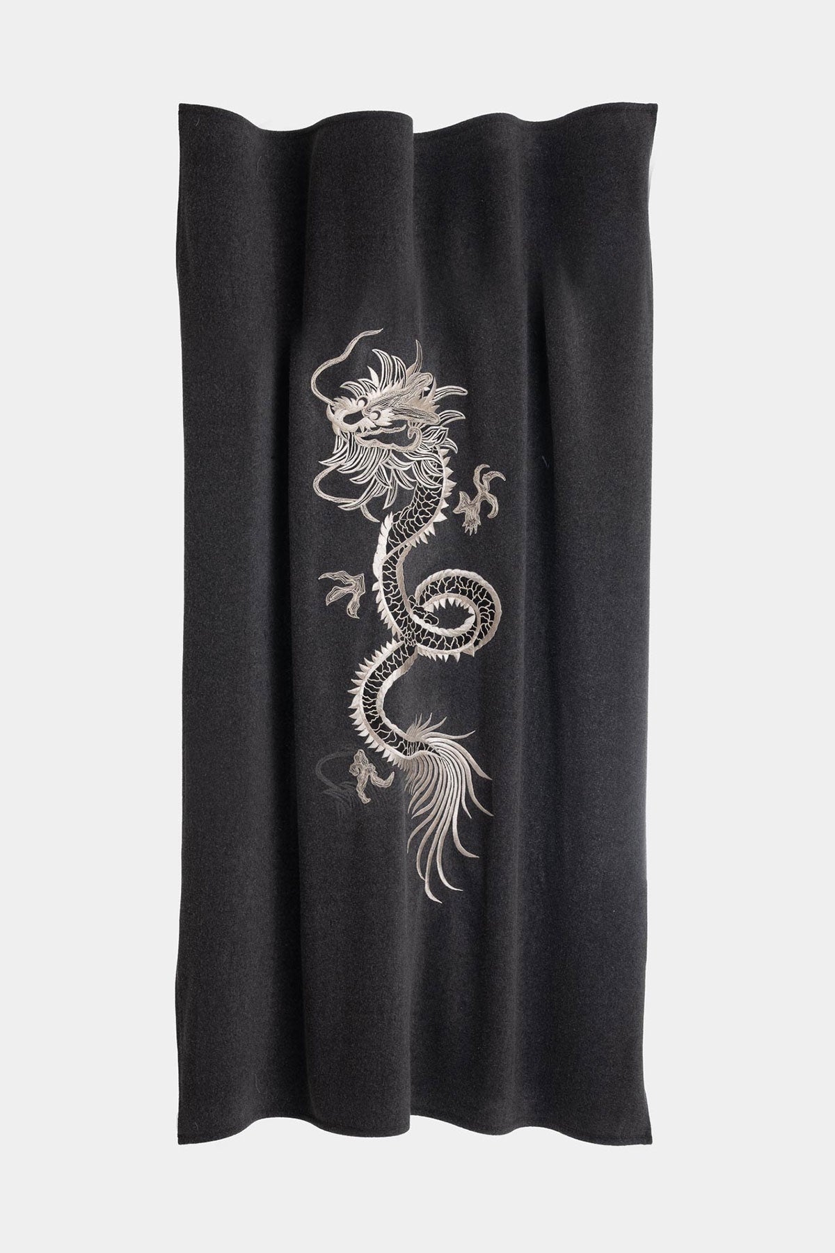 Natori Kham Embroidered Dragon Throw Blanket