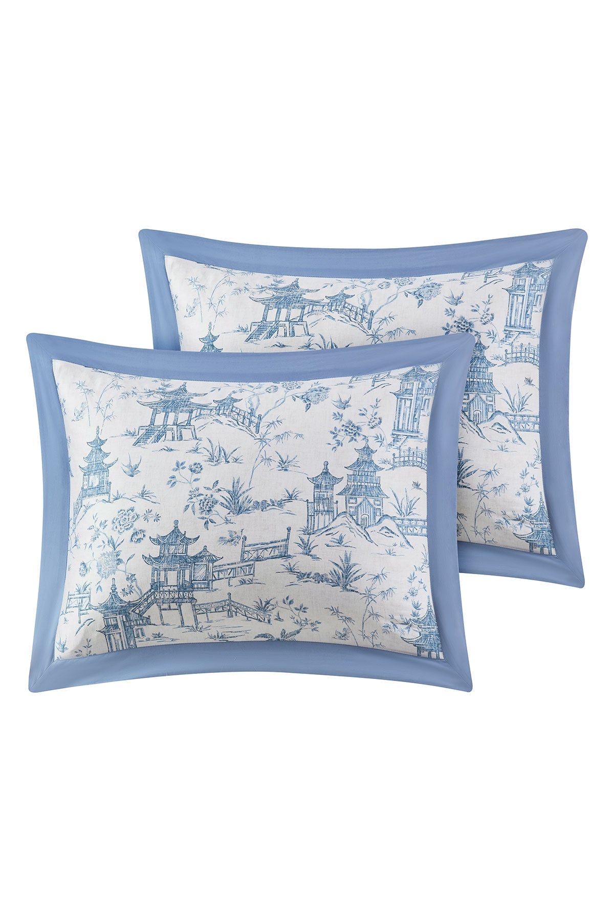 Natori Village Toile 3 Piece Comforter Mini Set
