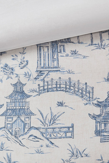Natori Village Toile 3 Piece Comforter Mini Set