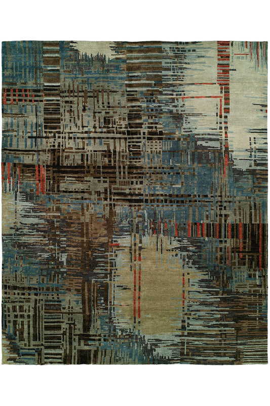 Natori Buy Dynasty- Abstract Plaid Rug in O/C Online