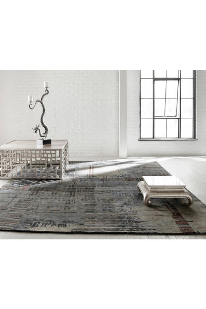 Natori Buy Dynasty- Abstract Plaid Rug in O/C Online