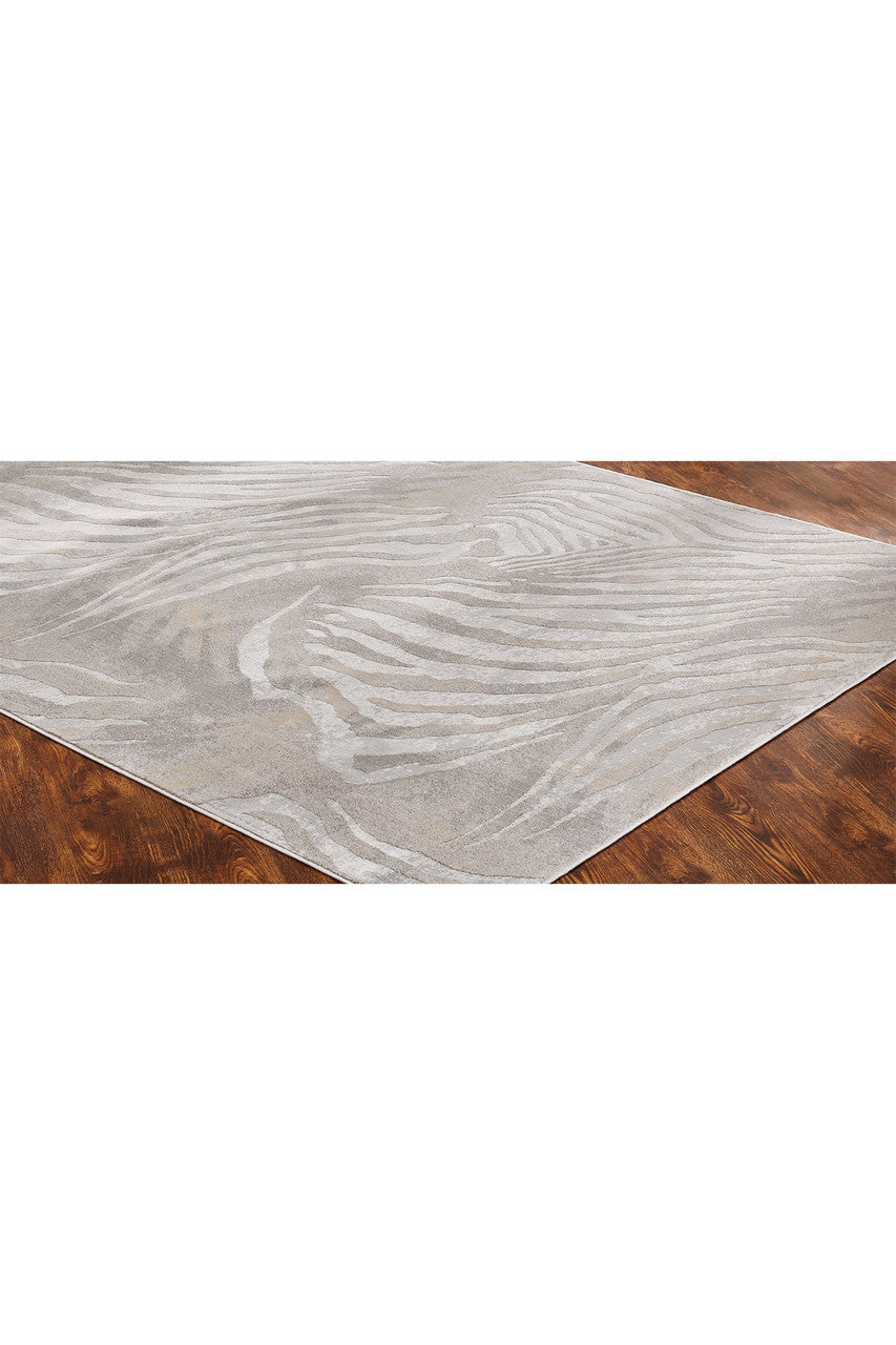 Natori Buy Serengeti- Neutral Zebra Rug in Grey Online