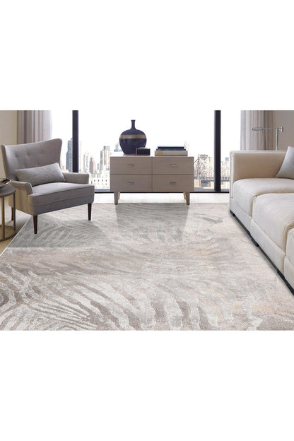 Natori Buy Serengeti- Neutral Zebra Rug in Grey Online