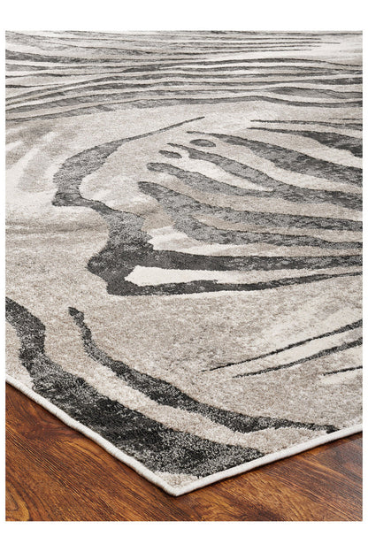 Natori Buy Serengeti- Charcoal Zebra Rug in Grey Online