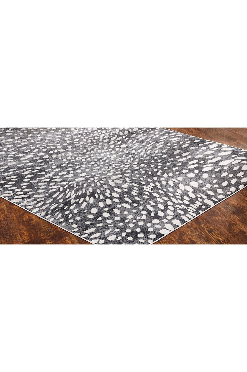 Natori Buy Serengeti- Charcoal Spotted Rug in Grey Online
