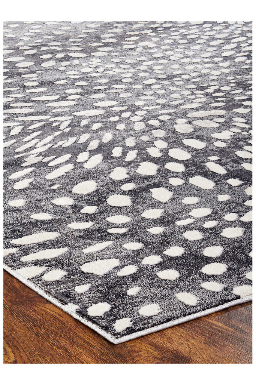 Natori Buy Serengeti- Charcoal Spotted Rug in Grey Online